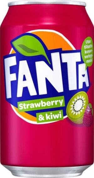 Напій газований Fanta Strawberry Kiwi 330мл