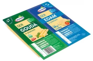Нарізка сирна Mlekovita Gouda-Edam 500г