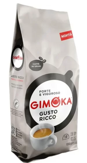 Кава в зернах Gimoka Gusto Ricco 1кг (12/ящ) біла