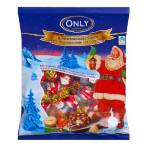 Цукерки новорічні Only Praline 400г з лісовими горіхами