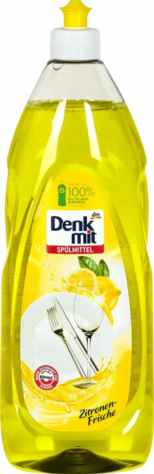 Засіб для миття посуди DenkMit Spullmittel  Lemon Fresh 1л (12/ящ) 4066447580297