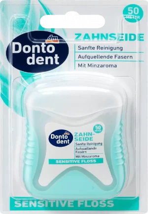 Зубна нитка Dontodent Sensetive Floss 50 метрів 4066447713213