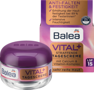 Крем денний для обличчя проти зморшок Balea Vital + Anti-Falten LST 15 50 мл 4066447428872