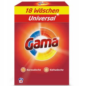 Пральний порошок універсальний Gama 1.08кг на 18 прань (8/ящ)