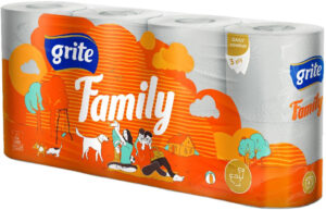 Папір 3-ох шаровий Grite Family 16шт (4/ящ)