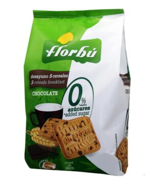 Печиво без цукру Florbu Chocolate 400г (6/ящ)