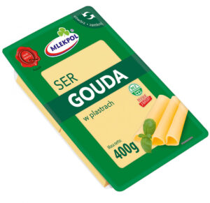 Нарізка сирна Mlekpol Gouda 400г