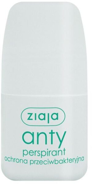 Жіночий роликовий антипреспірант в кремі Ziaja Anty 60мл антибактеріальний