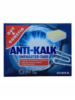 Таблетки для чистки посудомийної машини G&G Antikalk 51шт (5/ящ)