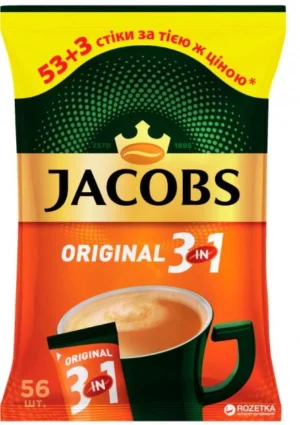Кавовий напій в стіках Jacobs Original 56*12г