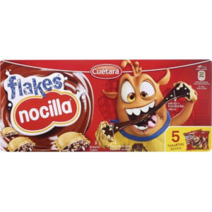 Сухий сніданок Cuetara Flakes Nocilla, 175 г. (10 шт/ящ.)