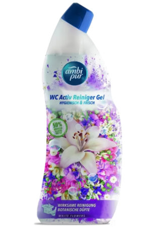 Гель для WC Ambripur White Flowers 750мл (8/ящ)