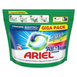 Капсули для кольорового прання Ariel Color Lenor 54шт