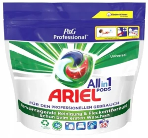Унівечсральні капсули  прання Ariel Professional 4в1 Universal 55шт (2/ящ)