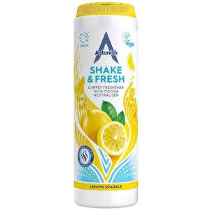 Парфумований порошок для чищення диванів Astonish Lemon Shake&Fresh 350г (12/ящ) 5060060213517