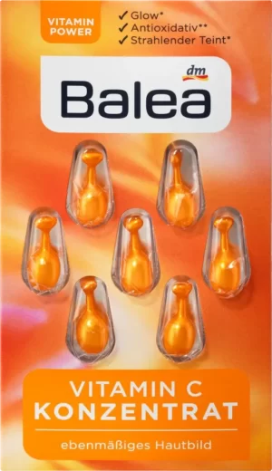 Капсули для лиця з вітаміном С Balea Konzentrat VItamin C, 4066447245578