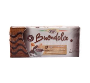 Бісквіт Freddi Buondolce 10*25г 250г з шоколадною начинкою