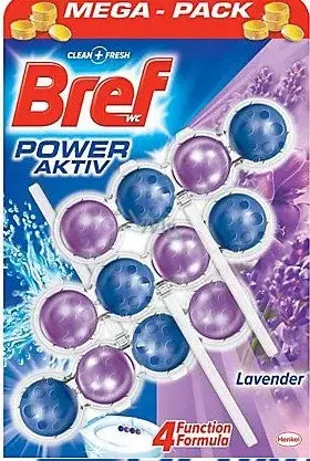 Вклад для WC Bref 3 шт Lavender (9/ящ)