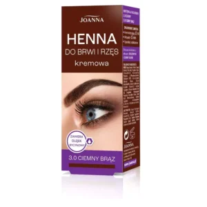 Фарба для брів Joanna Henna Kremowa Ciemny Brąz 15мл Коричнева