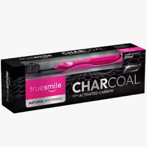 Зубна паста з щіткою TrueSmile Charcoal Natural Whitening 100мл (12/ящ)