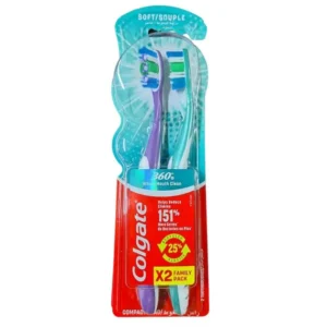 Зубна щітка Colgate 360 Soft 2шт