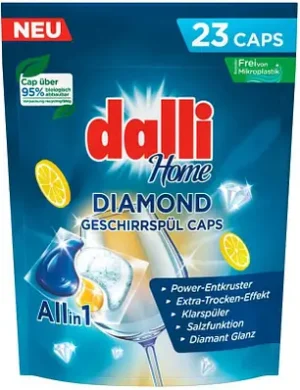 Капсули для посудомийної машини Dalli diamont home 23шт