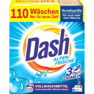 Універсальний пральний порошок Dash Alpen Frische 5.5кг на 110 прань 4012400504572