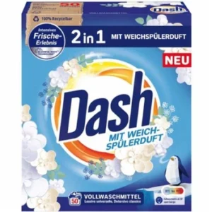 Парфумований універсальний пранльний порошок Dash Mit-Weich Spulerduft 3кг на 50 прань