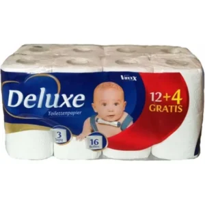 Туалетний папір 3-х шаровий Delex 16шт