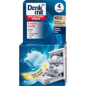 Таблетки для чистки посудомийної машини Denkmit 4шт