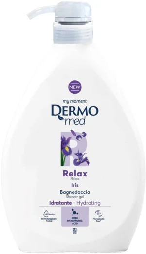 Гель для душу Dermomed Bagnodoccia Relax Iris 1л (6/ящ)