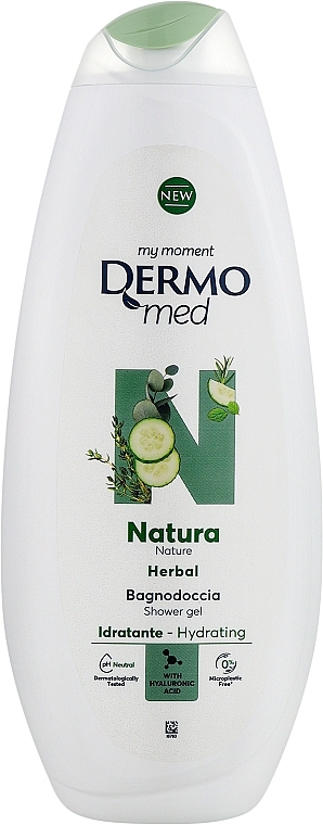 Гель для душу Dermomed 650мл Natura Herbal (12/ящ)