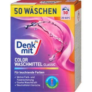 Пральний порошок для кольорового Denkmit Color 3кг на 50 прань
