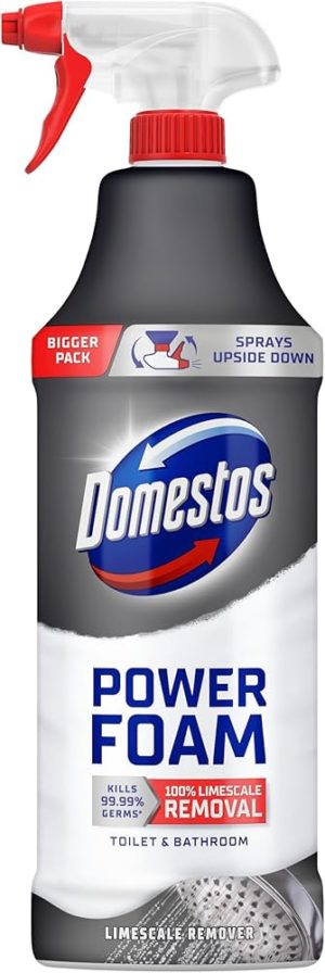 Піна для ванної кімнати та туалету Domestos Limescale remover 435мл (12/ящ)