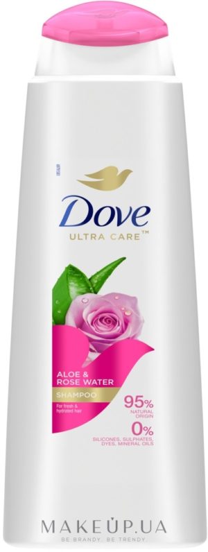 Шампунь для волосся Dove Aloe&Rose Water 400мл