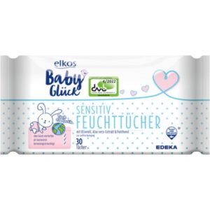 Дитячі вологі серветки Elkos Baby Gluck Sensetive 30шт