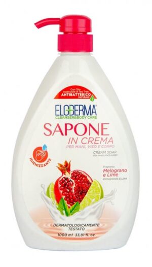 Рідке мило Eloderma Melograno e Lime 1л Лайм-Гранат 8059602241542
