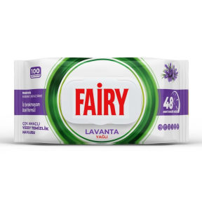 Вологі серветки для прибирання Fairy Lavanda 100шт (12/ящ)