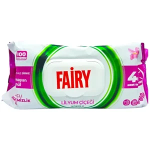 Вологі серветки для прибирання Fairy Lilyum Ciciegi 100шт (12/ящ) 8681554633122