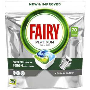 Таблетки для посудомийної машини Fairy Platinum 70шт (3/ящ)