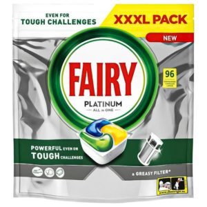 Таблетки для посудомийної машини Fairy Platinum 96шт (3/ящ)