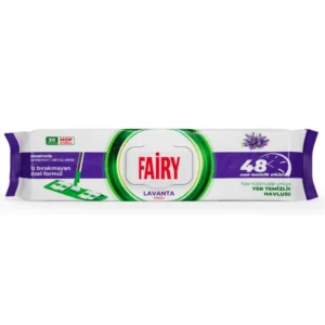 Змінні вологі серветки для швабри Fairy Lavander 50шт (6/ящ)