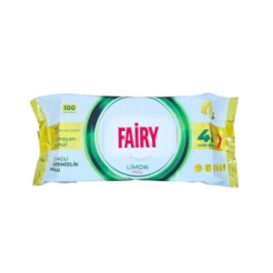 Вологі серветки для прибирання Fairy Lemon 100шт (12/ящ)