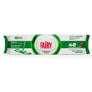 Змінні вологі серветки для швабри Fairy Wibes 50шт (6/ящ)