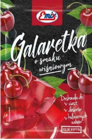 Желе Emix зі смаком вишні, 75 г