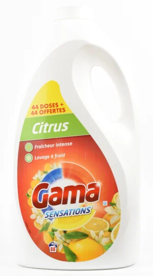 Універсальний гель для прання Gama Citrus 4.4л на 88 прань (2/ящ)
