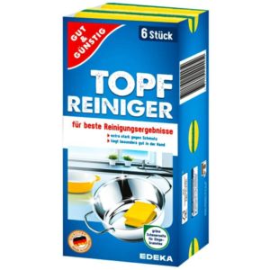 Губки для миття посуди G&G Topf Reiniger 6шт (8/ящ) 4311501544952