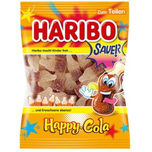 Желейки Haribo - Happy Cola, Sauer, 175г