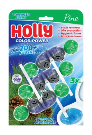 Вклад для WC + барвник для води Holly Pine 3шт (10/ящ)