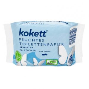 Вологий туалетний папір Kokket Sensetive 70шт